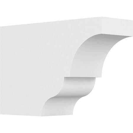 Ekena Millwork Standard Asheboro Architectural Grade PVC Rafter Tail, 4"W X 8"H X 12"L RFTP04X08X12ASH
